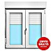 Ventana de PVC oscilobatiente 