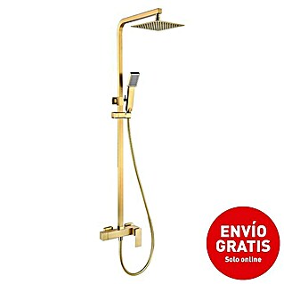 Imex Pisa Sistema de ducha (Grifo monomando, Oro)