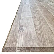 Exclusivholz Tischplatte mit Schweizer Kante (Eiche, 200 x 100 x 4 cm) | BAUHAUS