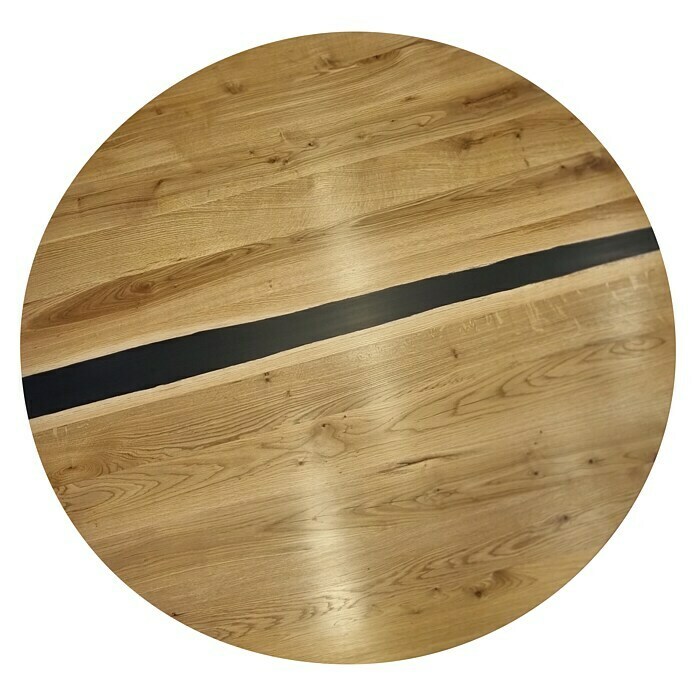 Tischplatte Epoxid (Eiche, Durchmesser: 120 cm, Stärke: 2,6 cm) | BAUHAUS