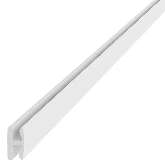 Solid Elements H-Verbindungsprofil - 1,6 x 135 cm, Passend für: Solid Elements Kunststofffenster New Basic - Weiße H-Profilleiste: Eine vielseitige Lösung für verschiedene Anwendungen, bietet präzise Verbindung und saubere Abschlüsse bei Bau- und DIY-Projekten.