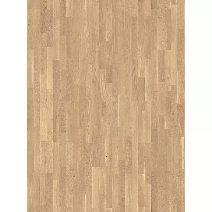 Parador Parkett Basic 11.5 - Eiche weiß matt lackiert I, Schiffsboden, 2.200 x 185 x 11,5 mm - Helles Holzfußboden mit natürlicher Maserung und versetztem Dielenmuster.
