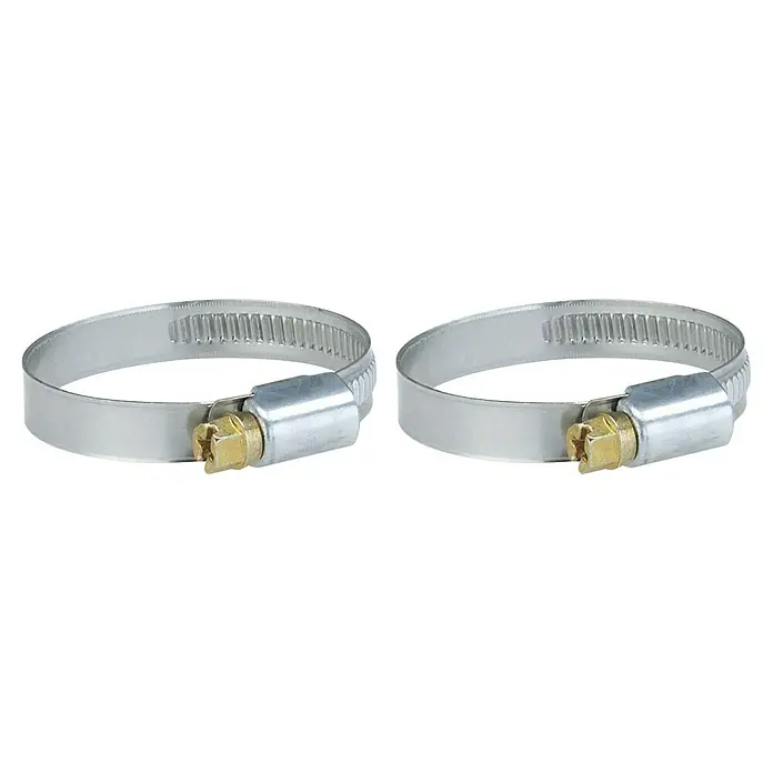 Gardena Schlauchschelle - Passend für: Spannbereich von 40 bis 60 mm (1 1/2“) - Zwei Metallschellen mit Schrauben zum Befestigen von Schläuchen oder Rohren. Diese robusten Klemmen sorgen für sicheren Halt.
