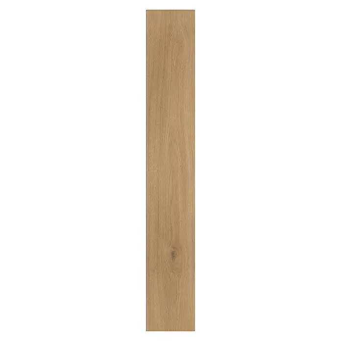 Parador Laminatmuster Basic 400 Eiche Horizont Natur - 200 x 194 x 8 mm, Landhausdiele - Hellbraune Holzdiele mit natürlicher Maserung und Ästen.