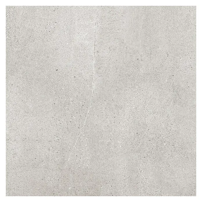 Feinsteinzeugfliese Usedom - 60 x 60 cm, Grau, Matt - Graue Betonfliese mit subtiler Textur, ideal für moderne Innenräume. Das schlichte Design verleiht jedem Raum Eleganz und Zeitlosigkeit.