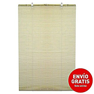 Estor enrollable de varillas (60 x 180 cm) Bambú Beige - Cortina/Visillo/  Estor - Eminza
