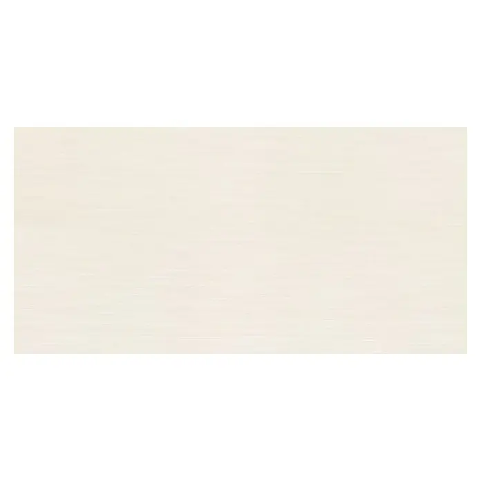 Wandfliese Genf New - 30 x 60 cm, Weiß/Creme, Matt - Elegante, cremefarbene Textur mit subtilen horizontalen Linien, ideal für Hintergründe und minimalistische Designs.
