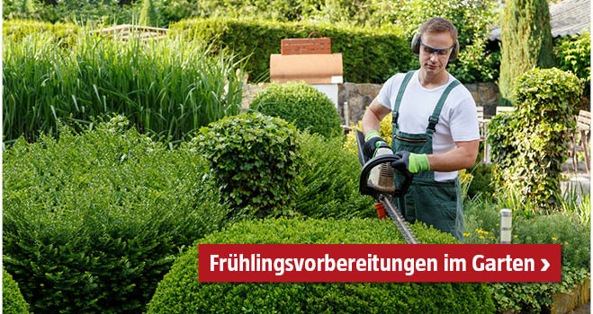 Frühlingsvorbereitung Garten