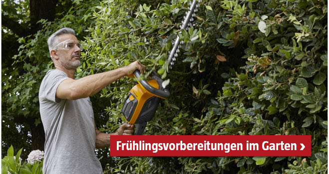 Frühlingsvorbereitung Garten