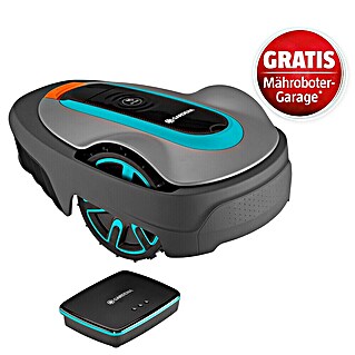 Gardena Mähroboter-Set smart SILENO city Set 600 (600 m², Schnittbreite: 16 cm, Induktionsgestützte Navigation, Begrenzungskabel)