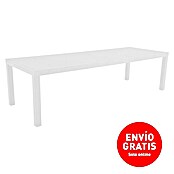 Sunfun Maja Mesa de jardín (L x An x Al: 280 x 100 x 75 cm, Blanco, Extensible) | BAUHAUS