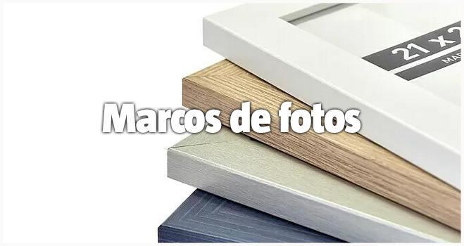 Marco de fotos Marco de fotos A4 marco rústico pintado a mano 21x30 cm marco  de arte con madera maciza dorada -  España
