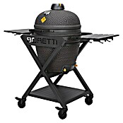 Boretti Houtskoolbarbecue Kamado Ceramica Large (Antraciet, Diameter barbecue-oppervlak: 45 cm) | BAUHAUS