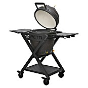 Boretti Houtskoolbarbecue Kamado Ceramica Medium (Diameter barbecue-oppervlak: 36 cm, Antraciet) | BAUHAUS
