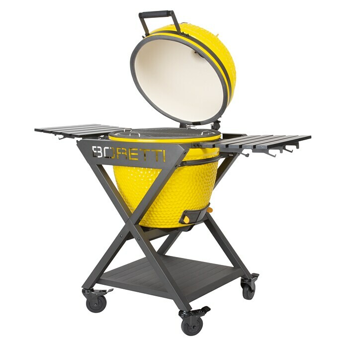 Boretti Houtskoolbarbecue Kamado Ceramica Limone Large (Diameter barbecue-oppervlak: 45 cm, Geel) | BAUHAUS