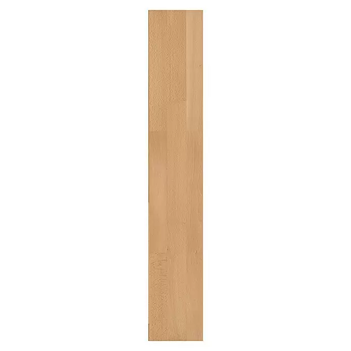 Parador Parkett Basic 11.5 - Buche Natur matt lackiert, Schiffsboden, 2.200 x 185 x 11,5 mm - Hellbraune Holzplatte mit natürlicher Maserung und Textur.
