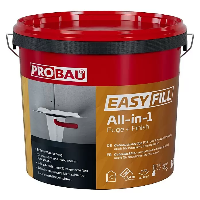 Probau Fugenspachtel Easyfill All-in-118 kg, Gebrauchsfertig