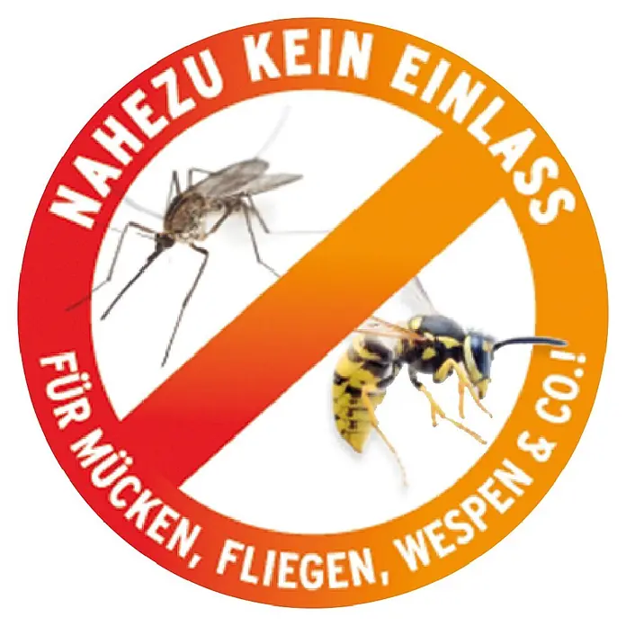 Easy Maxx Insektenschutz-Netz - B x H: 130 x 150 cm, Montage Insektengitter: Magnetisch anheften - Symbol, das Mücken, Fliegen, Wespen und Co. keinen Einlass gewährt. Ideal für den Einsatz im Haus oder im Garten.