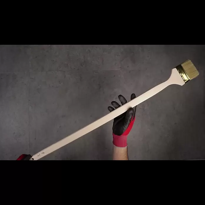 swingcolor Premium Fassadenstreicher XXL - Breite Borsten: 75 mm, Naturholz - Swingcolor Premium Fassadenstreicher 75 mm