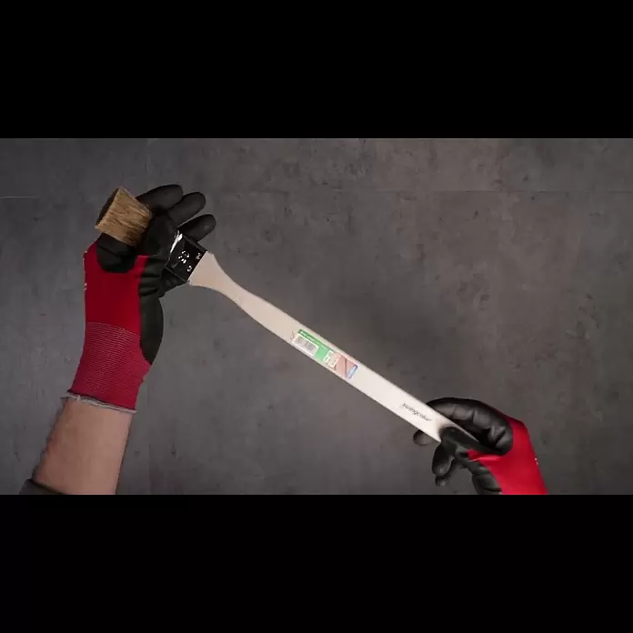 swingcolor Premium Heizkörperpinsel Lasur - Breite Borsten: 35 mm, Hollestermischung, Naturholz - Swingcolor Premium Heizkrperpinsel Lasur 35 mm