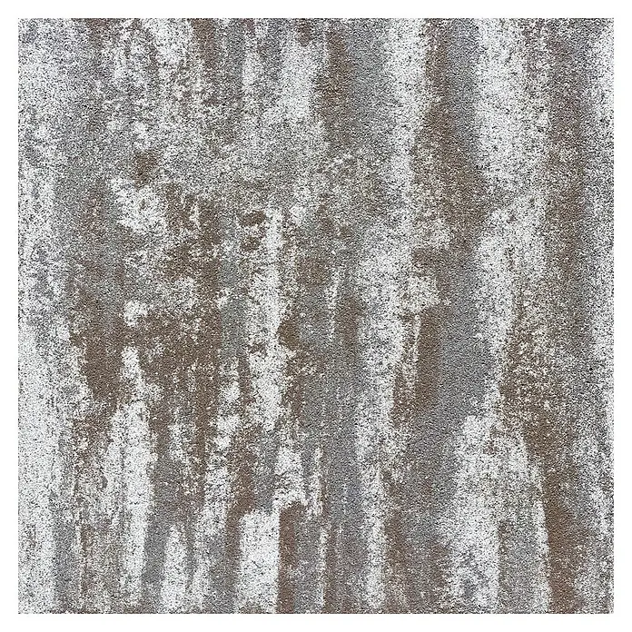 Terrassenplatte Megadrain Tundra - 50 x 50 x 4 cm, Hellgrau/Braun, Beton - Strukturierter Wandhintergrund mit einem einzigartigen, verwitterten Aussehen, ideal für Texturen und Hintergründe.