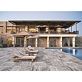 Terrassenplatte Megadrain Silver (Grau)