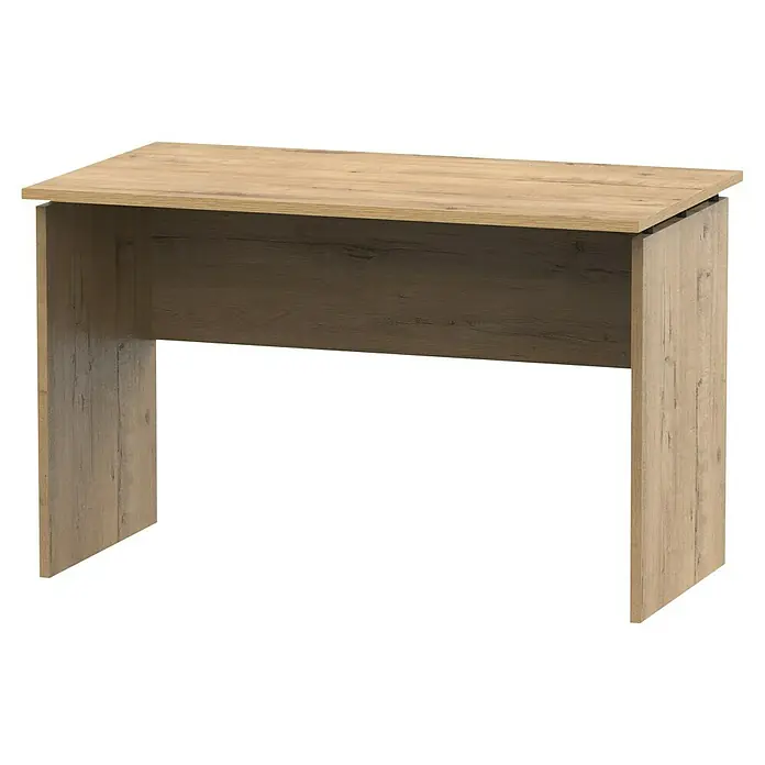 Muebles Pitarch Teide Mesa de escritorio - L x An x Al: 68 x 120 x 76 cm, Roble Gold - Atractiva mesa de oficina con aspecto de madera. El escritorio proporciona una superficie de trabajo óptima y se integra perfectamente en cualquier diseño de oficina.