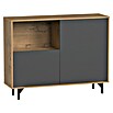 Muebles Pitarch Aparador Anori (L x An x Al: 33 x 112 x 86 cm, Roble Gold/Gris, Número de puertas: 2 ud.) | BAUHAUS