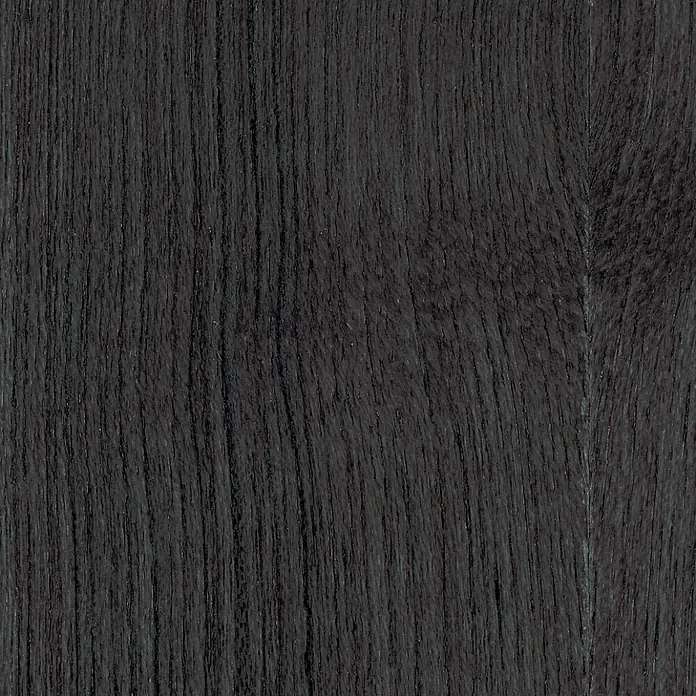 swingcolor Premium Holzlasur - Anthrazitgrau, 2,5 l, Seidenglänzend - Detailaufnahme einer dunkelgrauen Holzoberfläche mit feiner Maserung, ideal für Möbeldesign.