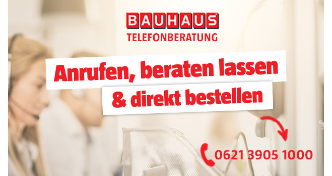 Bauhaus Telefonberatung 