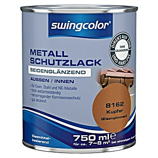 swingcolor Metall-Schutzlack (Kupfer, 750 ml, Seidenglänzend)