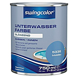 swingcolor Unterwasserfarbe (Lidoblau, 750 ml, Glänzend)