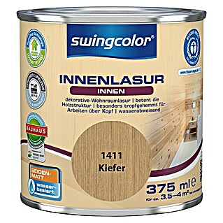 swingcolor Holzlasur Innenlasur (Kiefer, 375 ml, Seidenmatt)