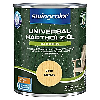 swingcolor Universal-Hartholzöl (Farblos, 750 ml, Seidenmatt, Wasserbasiert)