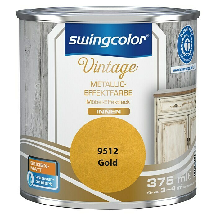 Swingcolor Vintage Möbel-Effekt Gold