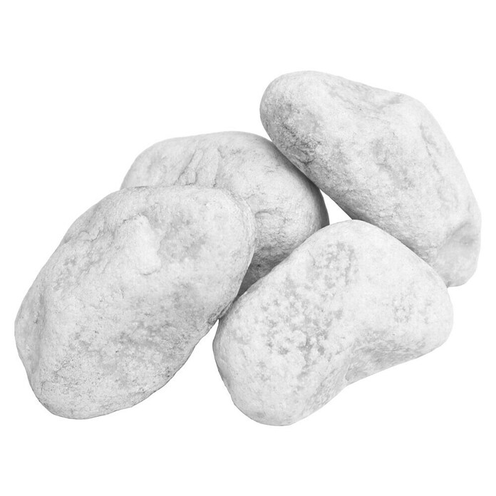 Prod Bianco Carrara  (Zrnavost: 15 mm - 25 mm, 25 kg, Bela) | 5687 - gesackte Ware (Zierkiesel/Sand/P | FAEA - Gartenbaustoffe | FAE - Gartenbaustoffe | FA - Baustoffe | F - Baustoffe | BAUHAUS