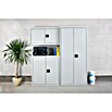 Simonrack Simonlocker Taquilla Multi Professional Desmontado (L x An x Al: 40 x 80 x 90 cm, Gris/Blanco, Número de baldas: 1 ud.) | BAUHAUS