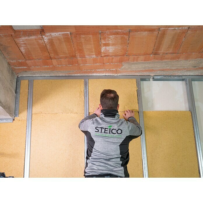 Steico Holzfaserdämmplatte flex 038 (1 200 x 625 mm, Stärke: 60 mm, Wärmeleitfähigkeit: 0,038 W/(mK), 7 Stk.) | BAUHAUS
