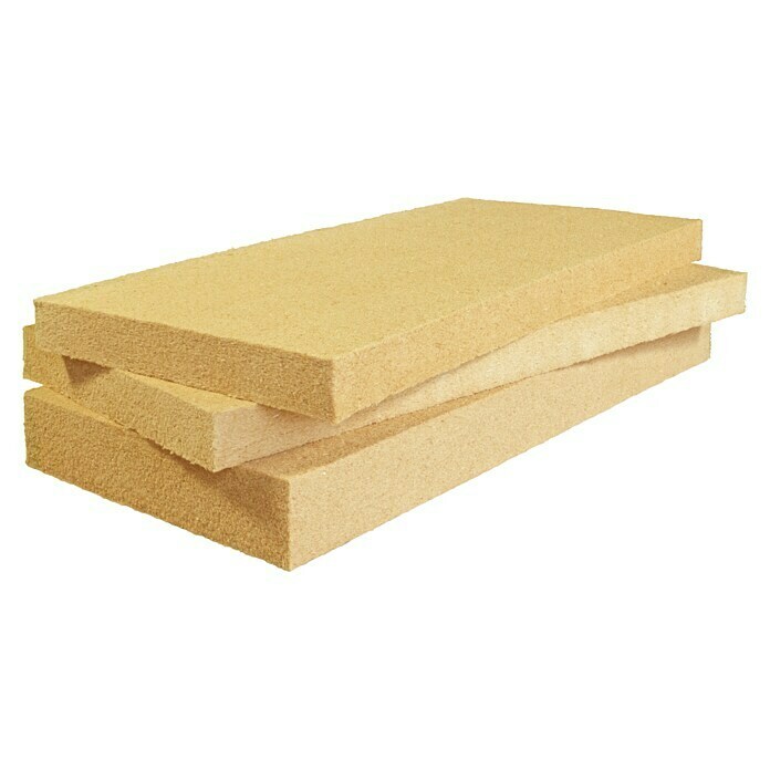 Steico Holzfaserdämmplatte flex 036 (1 220 x 575 mm, Stärke: 60 mm, Wärmeleitfähigkeit: 0,036 W/(mK), 9 Stk.) | BAUHAUS