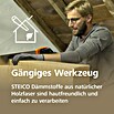 Steico Holzfaserdämmplatte flex 036 (1 220 x 575 mm, Stärke: 200 mm, Wärmeleitfähigkeit: 0,036 W/(mK), 2 Stk.) | BAUHAUS