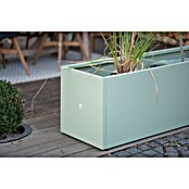 Herstera Garden Pflanzkasten Cube (L x B x H: 150 x 50 x 50 cm, Metall, Kaktusgrün) | BAUHAUS