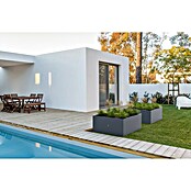 Herstera Garden Pflanzkasten Cube (Außenmaß (L x B x H): 150 x 100 x 50 cm, Metall, Anthrazit) | BAUHAUS