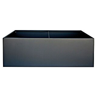 Herstera Garden Pflanzkasten Cube (Außenmaß (L x B x H): 150 x 100 x 50 cm, Metall, Anthrazit)