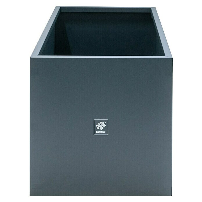 Herstera Garden Pflanzkasten Cube (Außenmaß (L x B x H): 100 x 50 x 50 cm, Metall, Anthrazit) | BAUHAUS