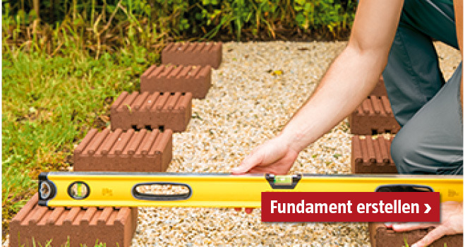 Fundament erstellen