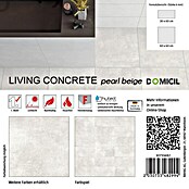 Domicil Fliesenmuster Living Concrete Pearl (15 x 15 cm, Beige, Matt) | BAUHAUS