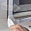 Schellenberg Insect Stop Insektenschutzgitter (B x H: 120 x 100 cm, Weiß, Magnetbefestigung, Einsatzbereich: Fenster)