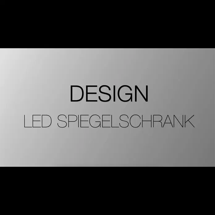 DSK LED-Spiegelschrank Aluminio Star - B x H: 80 x 70 cm, Silber - Design LED Spiegelschrank - Aluminio Star