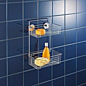 Wenko Kopalnični stenski regal  (Dvonadstropno, Jeklo) | 3711 - Ausstattungsserien Metall QM | DADD - Accessoires | DAD - Badausstattung | DA - Badausstattung/Bäderwelt | D - Sanitär | BAUHAUS