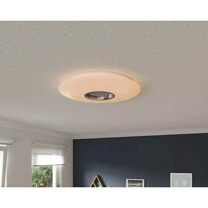 Tween Light LED-Deckenleuchte rund - 24 W, Weiß, RGBW - Moderne Deckenleuchte mit runder Form und eingebautem Lautsprecher, ideal für stilvolle Beleuchtung und Musik in jedem Raum.